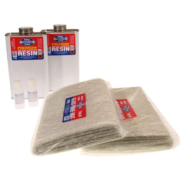 Baileys Premium Fibreglass Repair Kit (2 Square Metres)