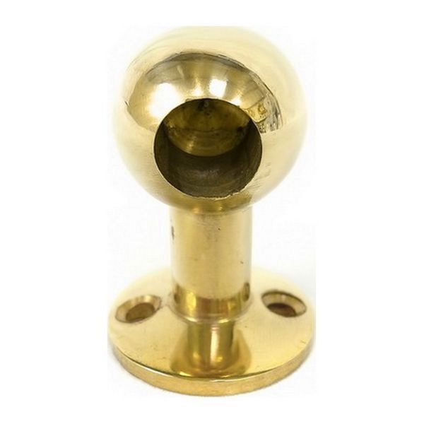 AG Gallery Ball Post 3/8" Short End Brass