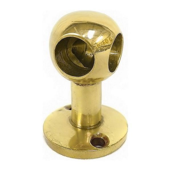 AG Gallery Ball Post 3/8" Short Corner Brass