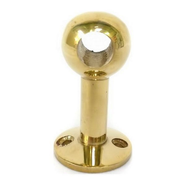 AG Gallery Ball Post 3/8" Tall Through Brass