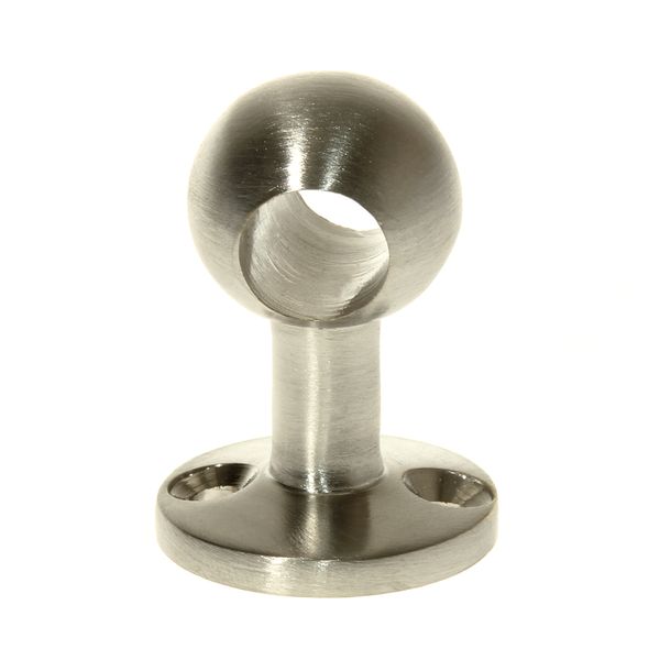 AG Gallery Ball Post 3/8" Short Through Satin Nickel