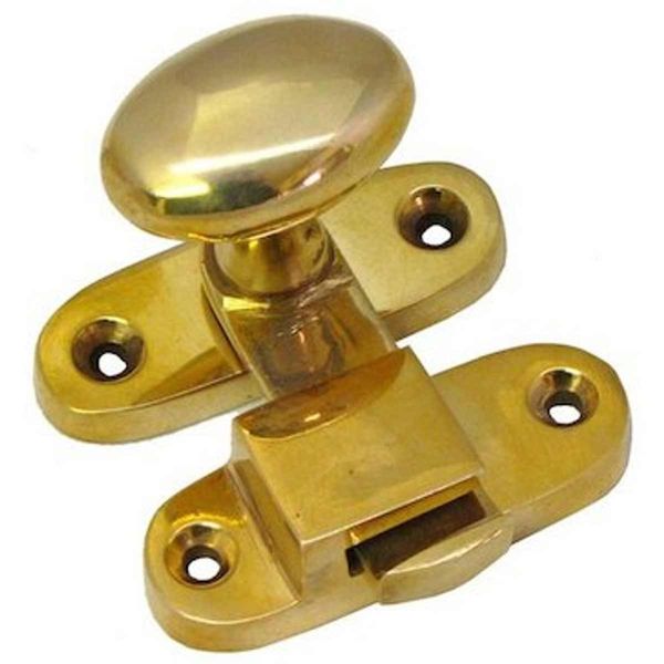 AG Casement Fastener Brass 2" Oval Head