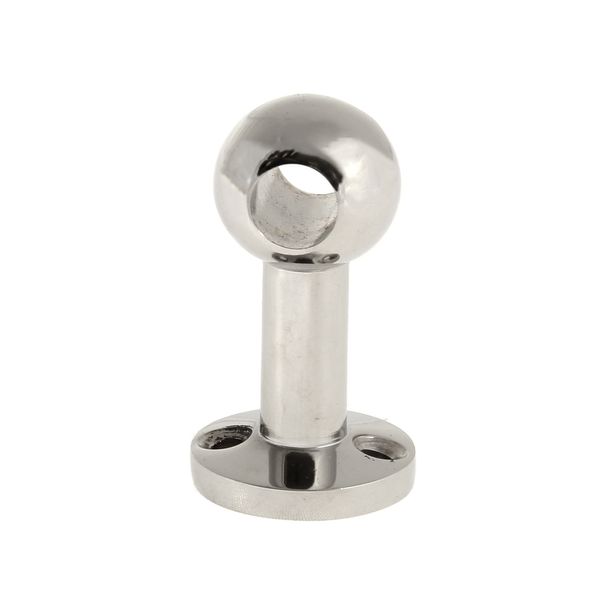 AG Gallery Ball Post 3/8" Tall Through Satin Nickel