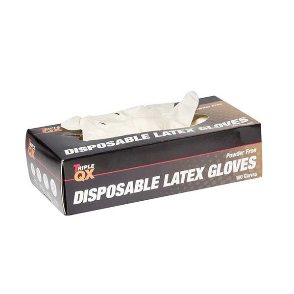 Powder Free Latex Gloves Small Box of 100