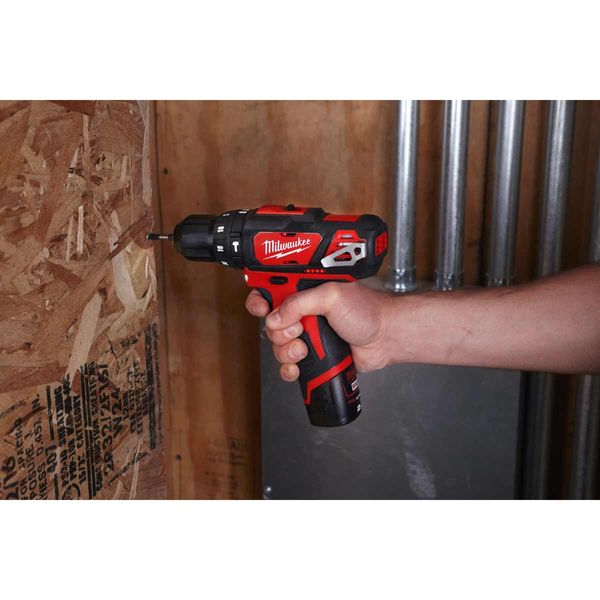 Milwaukee M12 Sub Compact Percussion Drill 2x Battery, Charger & Case