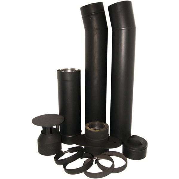 Morso Twin Wall Insulated Flue Kit For Boats 12 Degree Offset Version