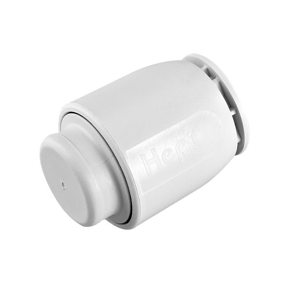 Hep2O HD62/15 15mm Demountable Stop End White