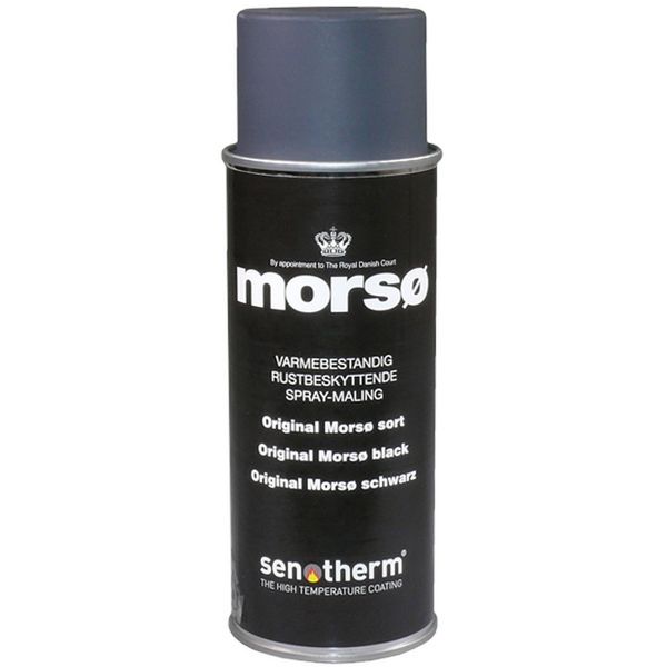 Morso High Temperature Stove Spray Paint Grey - 400ml