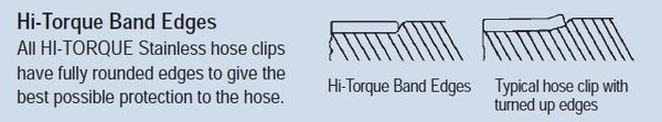 JCS Hi-Torque Hose Clamp Stainless Steel 70-90mm Each