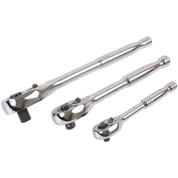 Laser Tools Standard Ratchet Set (1/4", 3/8" and 1/2" Drive)