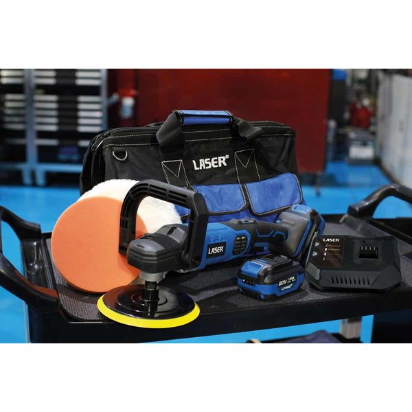 Laser Tools Cordless Polisher 20V Kit (UK Plug)