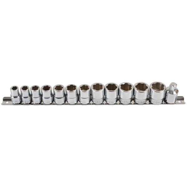 Laser Tools Socket Set for Damaged/Undamaged Nuts 3/8"D (13-Piece)