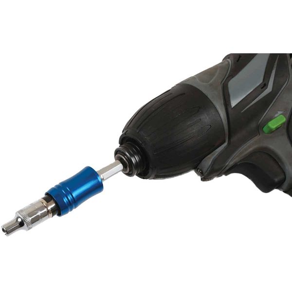 Laser Tools Cordless Drill Adaptor 1/4" (2-In-1 Bit & Socket)