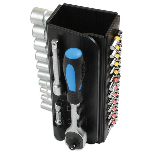 Laser Tools Socket and Bit Set 1/4" Drive (37-Piece)