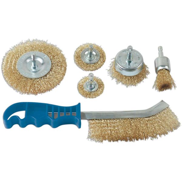 Laser Tools Wire Brush Set (6-Piece)