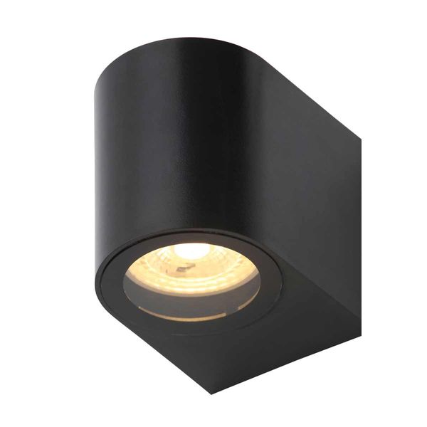 Iona LED GU10 Wall Downlight Light Black (1 Bulb)