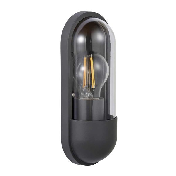 Pilule Wall Light E27 Bulb Anthracite