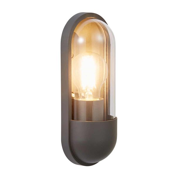 Pilule Wall Light E27 Bulb Anthracite