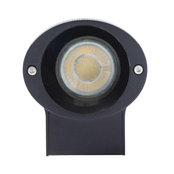 Helix GU10 LED Downlight with Ribbed Black Finish (1 Bulb)