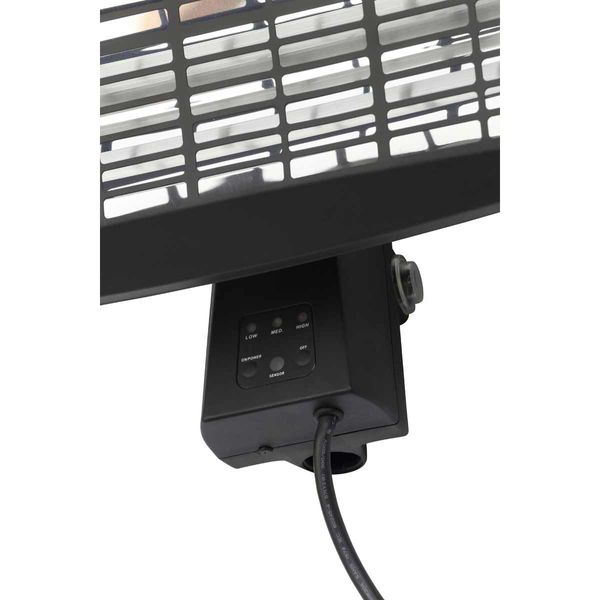 Blaze Wall Mounted Outdoor Heater Black Variable Watt