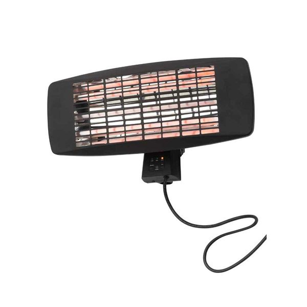 Blaze Wall Mounted Outdoor Heater Black Variable Watt