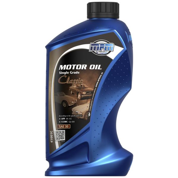 MPM Motor Oil SAE 30 Single Grade Oil Classic 1 Litre