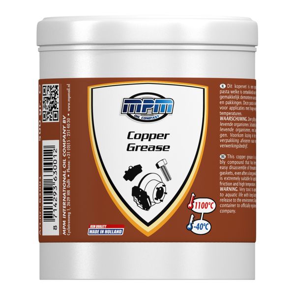 MPM Copper Grease 500g Tub