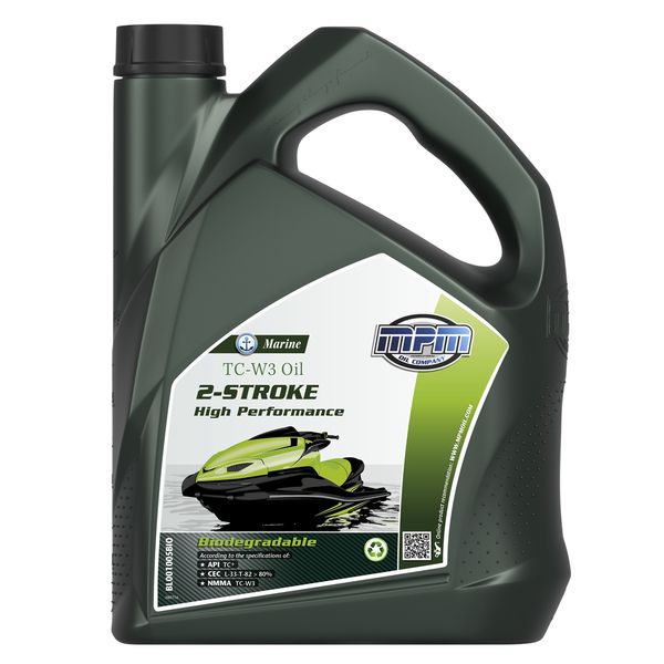 MPM Marine TC-W3 2-Stroke High Performance Biodegradable Oil 5 Litre