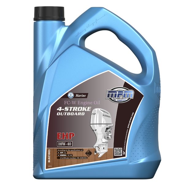 MPM Marine FC-W 4-Stroke Outboard Oil Epp 10W-40 5 Litre