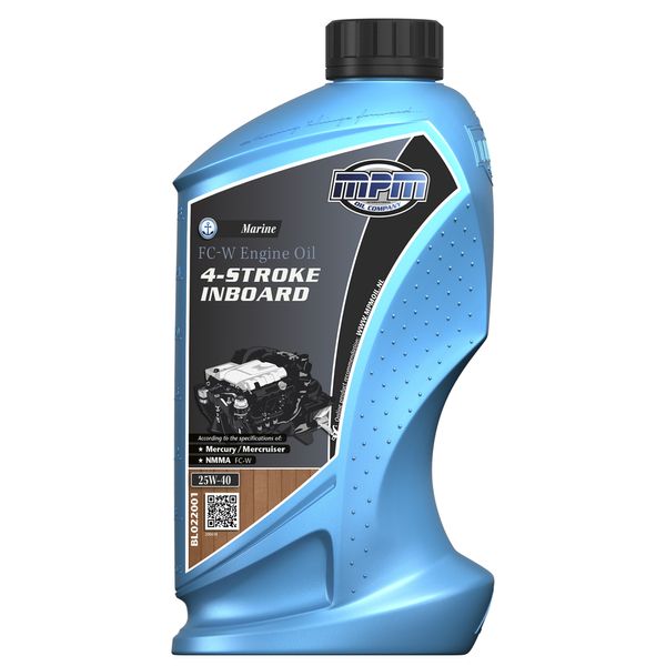 MPM Marine FC-W 4-Stroke Inboard Oil 25W-40 1 Litre