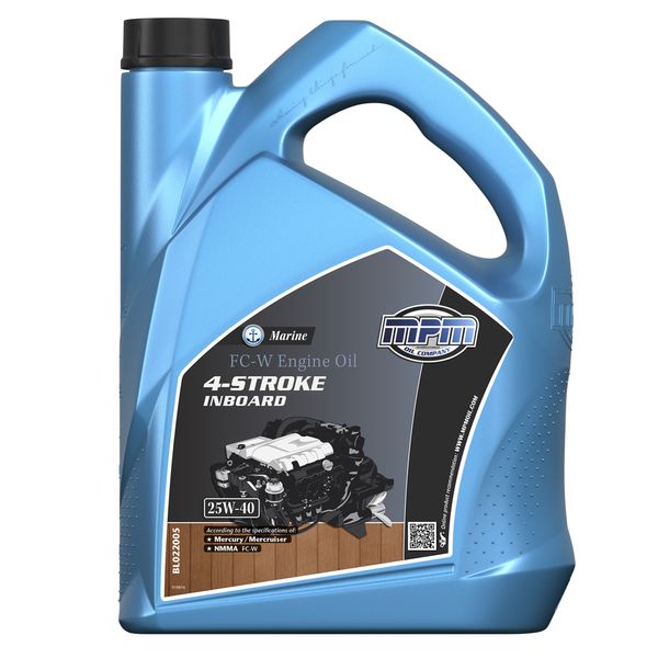 MPM Marine FC-W 4-Stroke Inboard Oil 25W-40 5 Litre