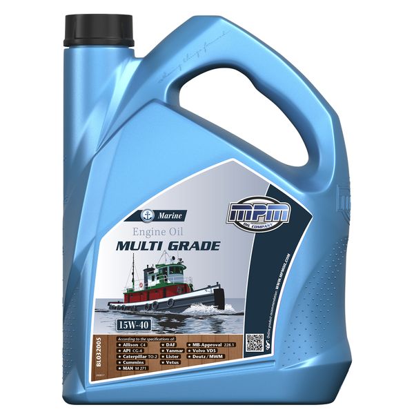 MPM Marine Multi Grade Engine Oil 15W-40 5 Litre