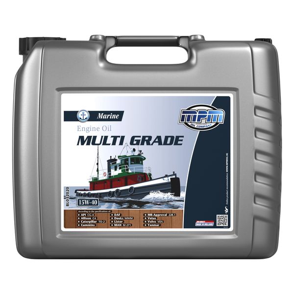 MPM Marine Multi Grade Engine Oil 15W-40 20 Litre