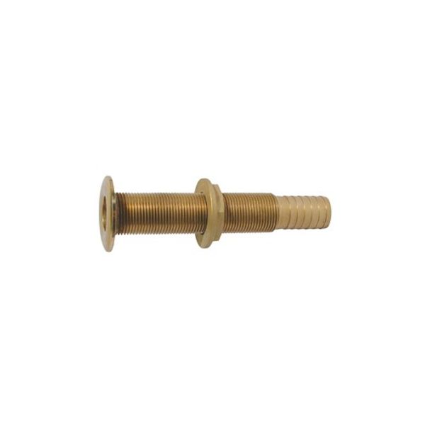 AG Long Brass Skin Fitting 3/4" BSP 19mm Hose 142mm