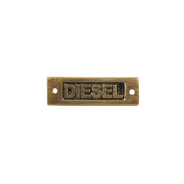 AG Diesel - Oblong Name Plate Brass