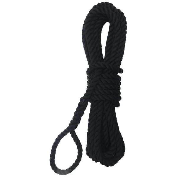 Mooring Line Black 14mm x 10m with Soft Eye