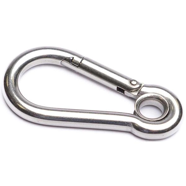 AG Carbine Hook with Eye Stainless Steel 8mm x 80mm