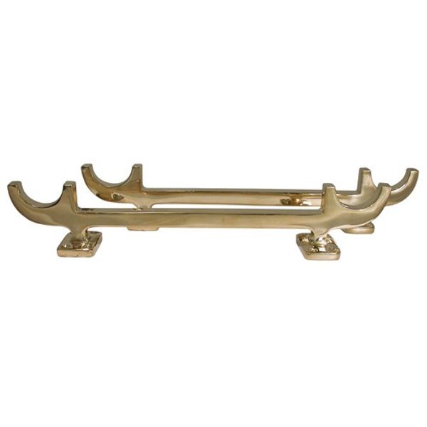 AG Heavy Brass Pole & Plank Holder (Pair)