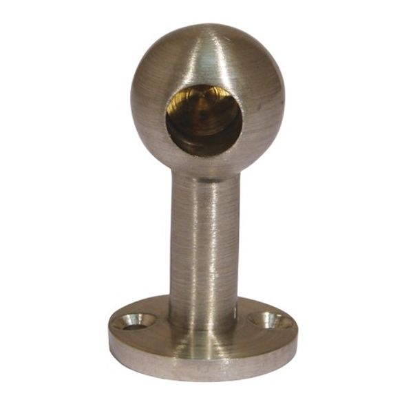 AG Gallery Post End Stop Satin Chrome 3/8" x 1-3/4"