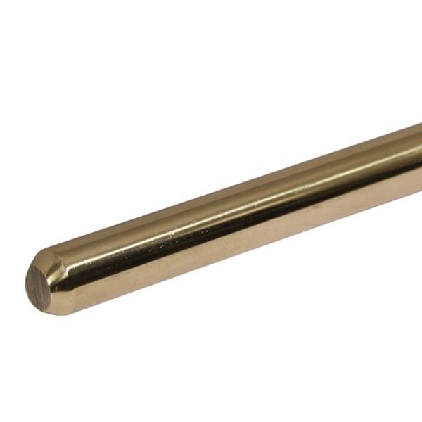 Solid Brass Curtain Rod 3/8" x 30"