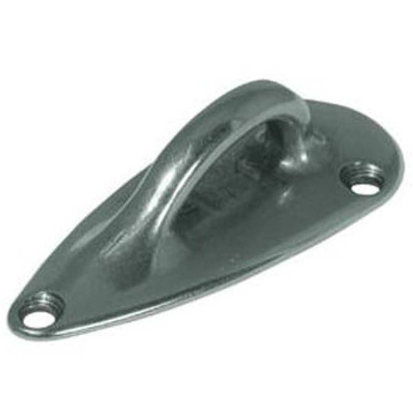 AG Fender Eye Plate Chrome (80 x 35mm)