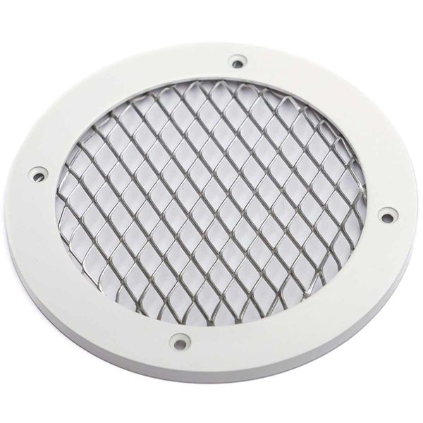 AG Internal Grill White Brass Ring + Aluminium Grill