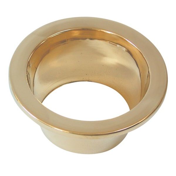 AG Mushroom Vent Spun Liner Polished Brass