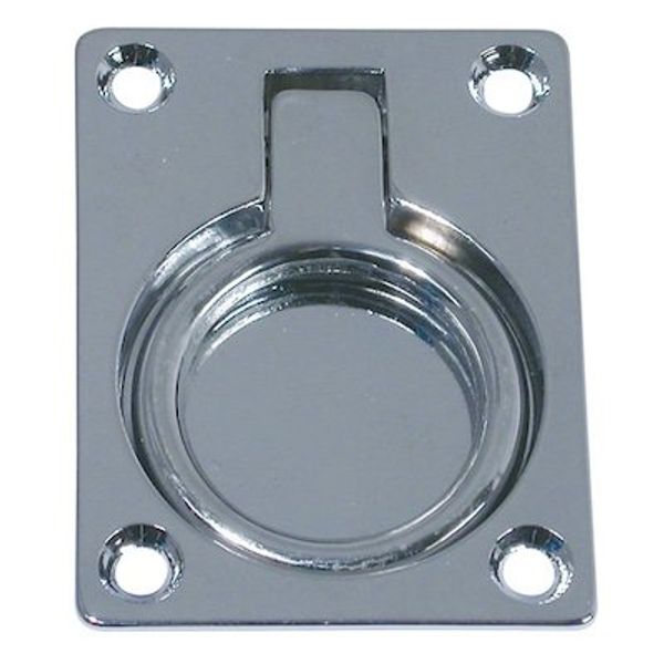 AG Lifting Ring Flush Chrome 45 x 38mm