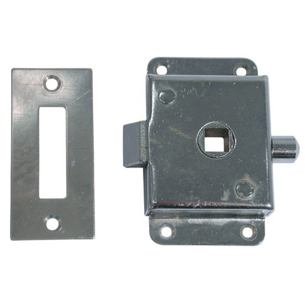 AG Rim Latch Chrome with Flat Lock Striker