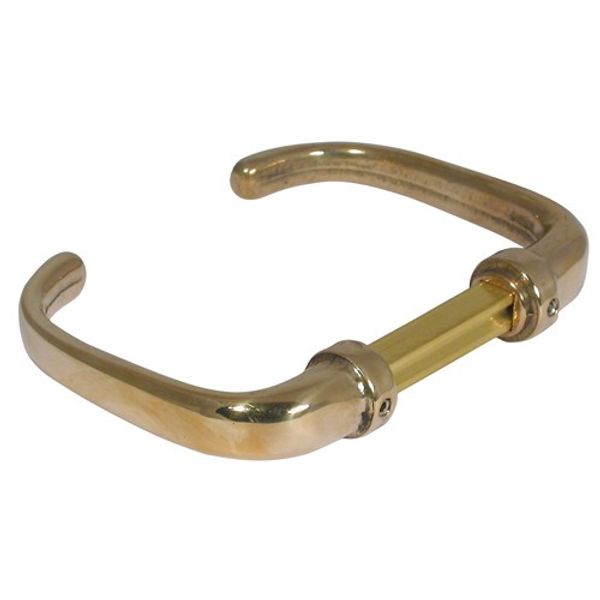 AG Door Handle Brass 36 x 84mm