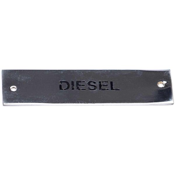 AG SP Diesel Label Chrome 57 x 12mm