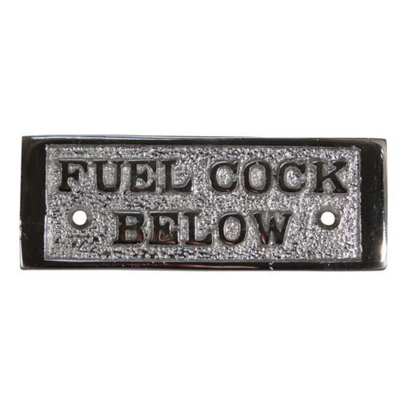 AG Fuel Cock Below Name Plate Chrome