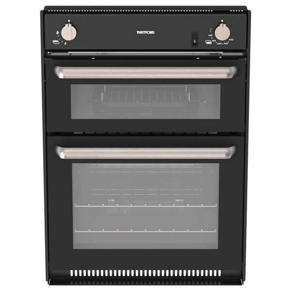 Thetford Midi Prima 1/2 Oven & Grill Black/Brushed Nickel