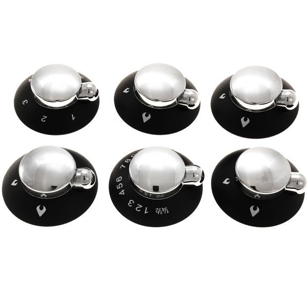 Thetford Oven, Grill-Hob Knob Kit Black & Chrome SSPA1204.CR (Enigma)